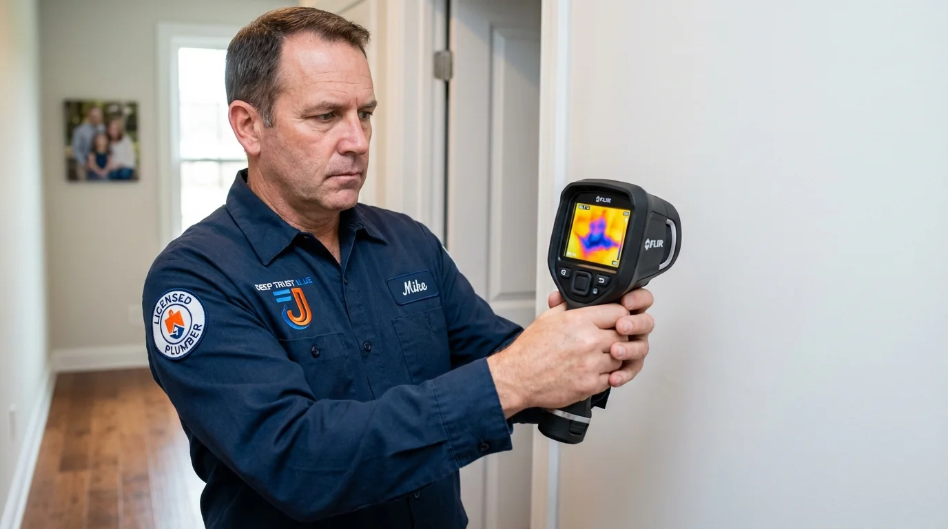 Thermal imaging leak detection by Johns Plumbing LLC in Carson City